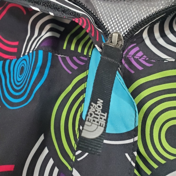 THE NORTH FACE Kids Zipline Rain Jacket Kids Black Multicolor Size Large - Picture 4 of 10
